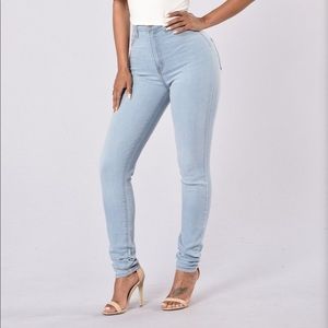 Fashion Nova Denim High Rise Jeans
